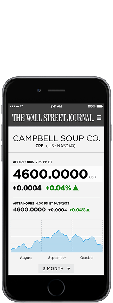 Image of site on iPhone
