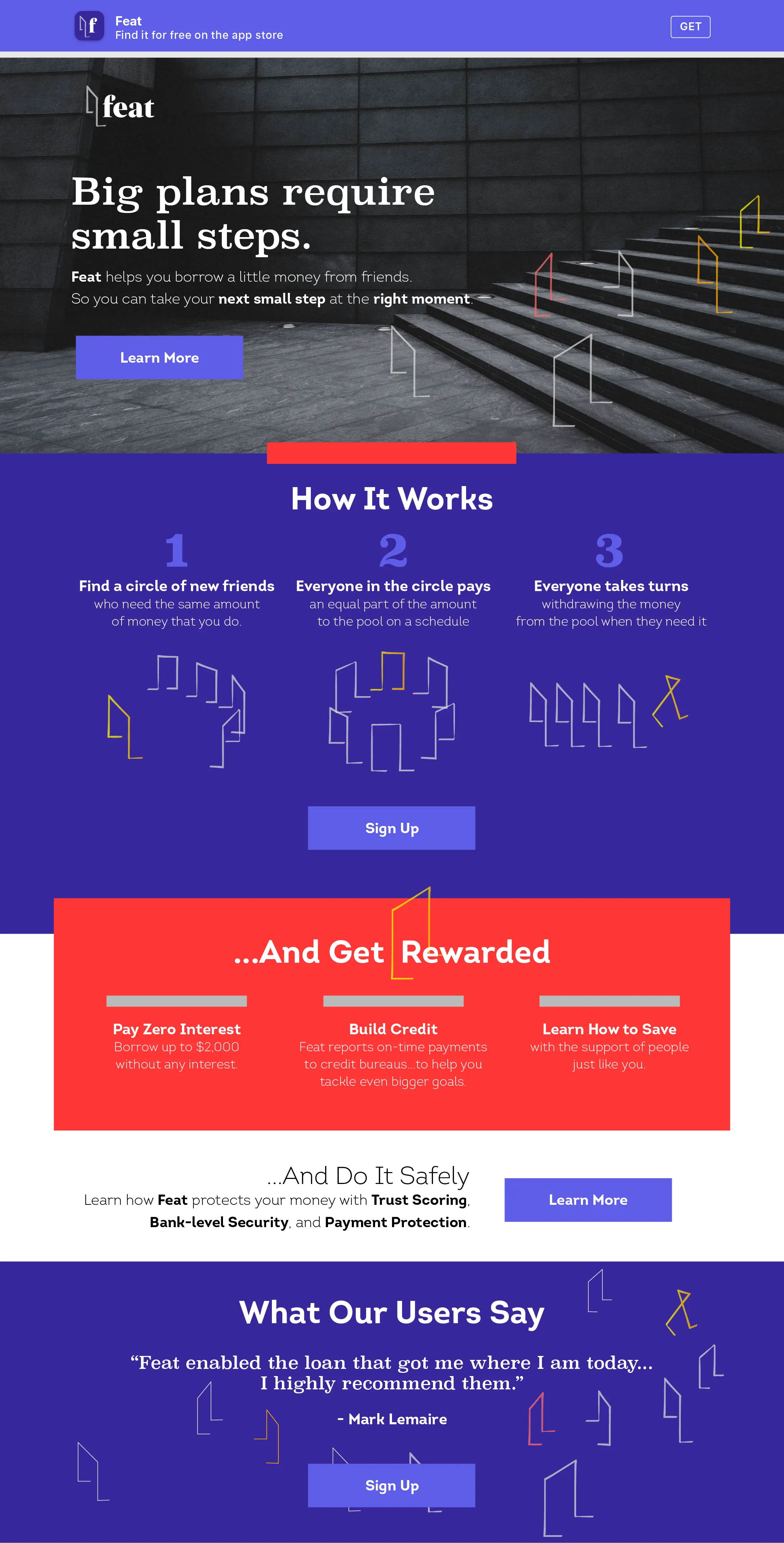 Landing page 3 example